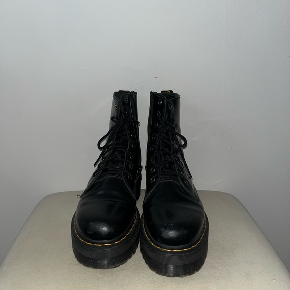 Dr. Martens Shoes - Dr. Martens Black “Jadon” Platform Combat Boots